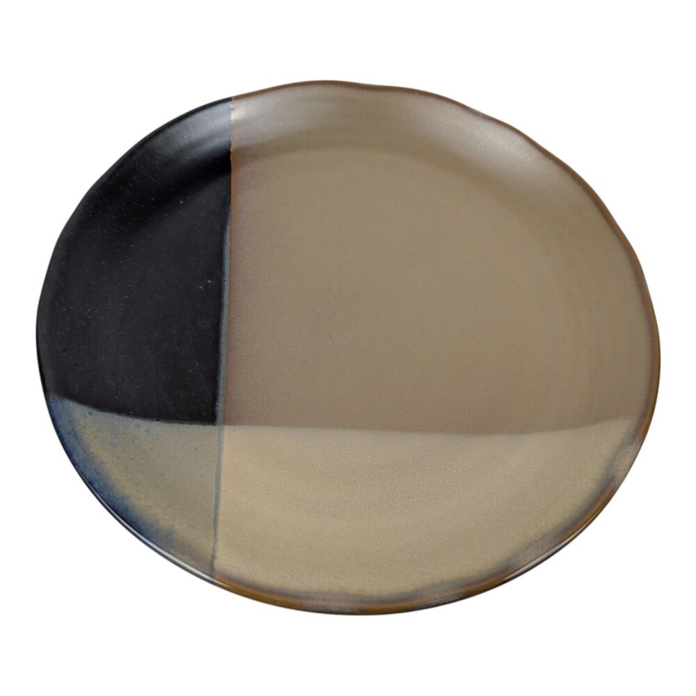 Sango GOLD DUST BLACK Replacement Salad Dessert Luncheon Plate 8” 2004 Retired